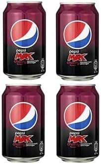 GenericPepsi Max Cherry Cans 330Ml (Pack of 4)