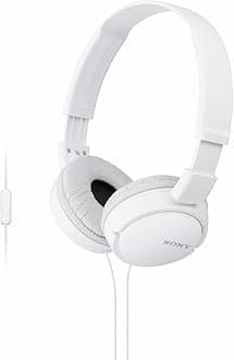 SONY MDRZX110AW Headphones W/Mic & Remote White