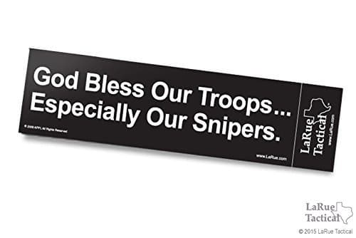 God Bless Our Troops, Especially Our Snipers Bumper Sticker