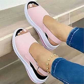 WEDFGX New Women Sandals Soft Stitching Ladies Sandals Comfortable Flat Sandals Women Open Toe Beach Shoes Woman Footwear