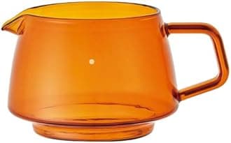 KINTO 21748 SEPIA Jug, 2 cups, Amber, Microwave and Dishwasher Safe, Scale Included