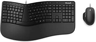 MicrosoftErgonomic Desktop - For Business - keyboard and mouse set - USB - UK - black