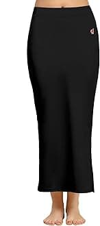 TRENDMALLS Women's Polyester Spandex Stretchable Straight Saree Shapewear Petticoat for Women, Cotton Blended, Skirts for Women, Saree Shaper