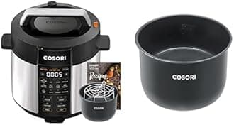 COSORI 9-in-1 Instant Multi Cooker 6 Quart, Electric Pressure Cooker, Paella Pans, Braiser Pans & Pressure Cooker Inner Pot, Ceramic, BPA-Free, Non-Stick
