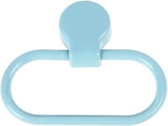 Self-Adhesive Towel Ring No Drilling Towel Holder for Bathroom and Kitchen 5.9 X 4.9 X 0.8 Inches Plastic Wall-Mounted Rack