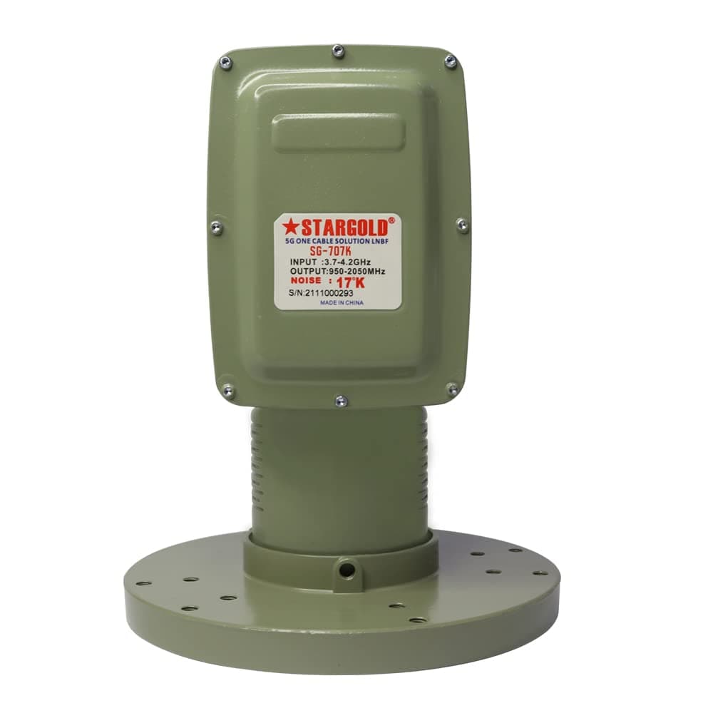 ANTI WIMAX 5G ONE CABLE SOLUTION LNBF HIGH GAIN LOW NOISE FULL HD 1080, SG-707K