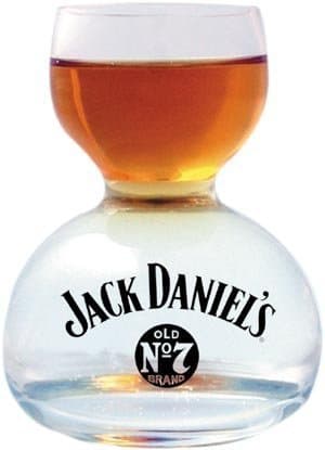 Chaser Jigger Double Bubble Shot Glass - 3 Oz by Jack Daniel's