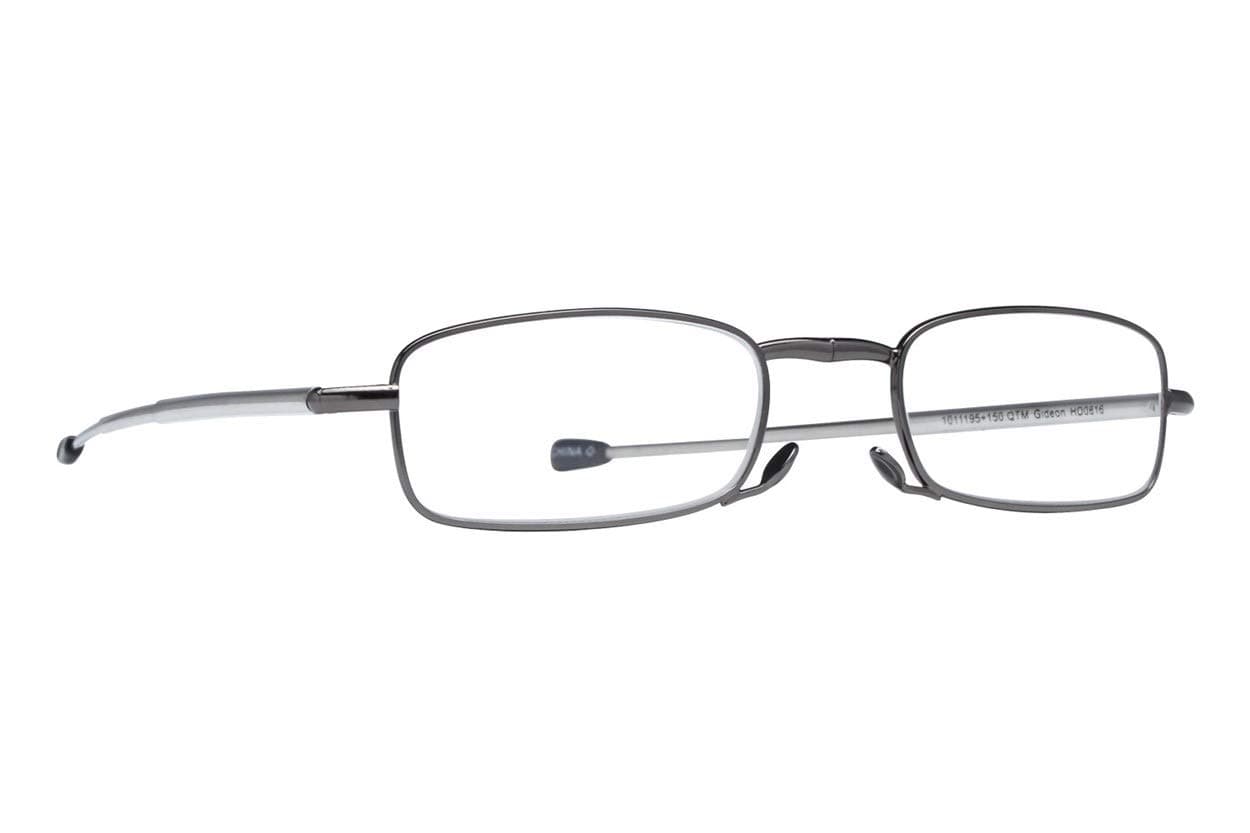 Foster Grant MicroVision Optical Metal Folding Micro-Reader Reading Glasses Gideon +1.50