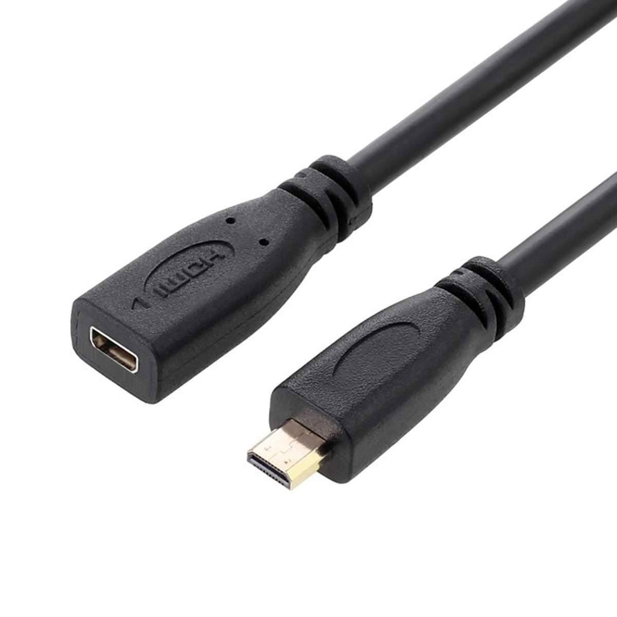 chenyang CY HDMI 1.4 D type Micro HDMI Male to Micro HDMI Female M/F Extension Cable 30cm