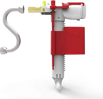 25.001.00.S000 Universal Filling Valve 510 Multiflow with Z-Pipe/Capacity 3.6 l/min/Brass Connection Nut Grey