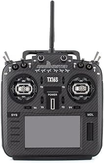 Radiomaster TX16S MKII MAX with AG01 Hall Gimbals Radio Control System ExpressLRS or Multi-Protocol 4in1 (ELRS Mode 2-Black)