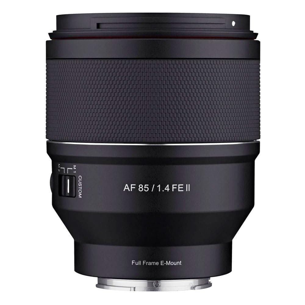 AF 85mm F1.4 II FE for Sony E - autofocus full format & APS-C portait lens fixed focal length for mirrorless Sony E Mount system cameras aluminum housing weather protection Sony E Mount lens