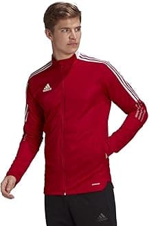 adidasMens Polyester Tiro 21 Standard Length Track Jacket Team Power Red Xx-Large