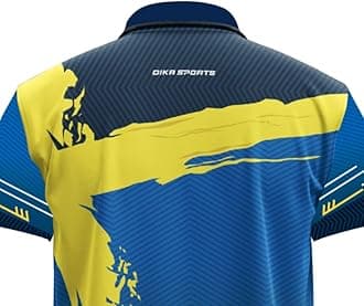 Dika Sports Custom Sports Cricket Jersey Customise t-Shirt for Men Personalised Name | 2 Year to 5XL