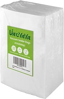 VacYaYa 100 Bags15x25cm Vacuum Food Sealer Machine Freezer Storage Bags,Vac Seal a Meal Bags with BPA Free and Heavy Duty Sous Vide Vaccume Seal PreCut Bag