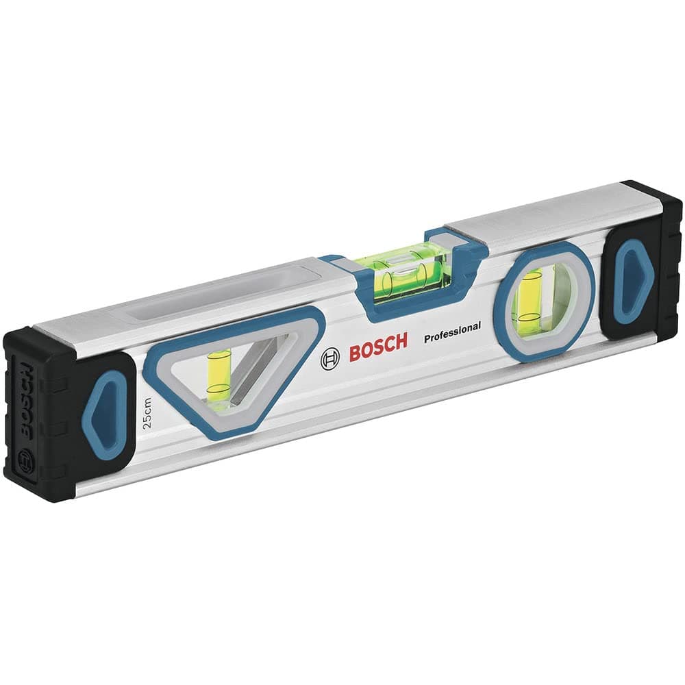 25 cm spirit level with magnet system (all-round readability, aluminium housing, robust end caps) – Amazon exclusive