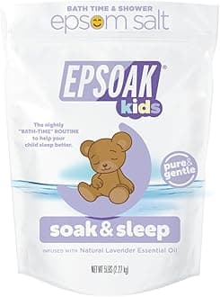 Epsoak Kids 5 lb. Bulk Bag Lavender Soak & Sleep Epsom Salt - San Francisco Salt Company
