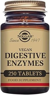 Solgar Vegan Digestive Enzymes Tablets - Pack of 250 - Lactose Free - Digestion Support - Vegan & Gluten-Free