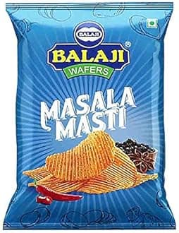 Balaji Masala Masti (spicy potato chips) - 150g - (pack of 4)