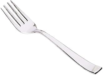 Parage Stainless Steel Forks Set of 12 - Fork Set for Home and Kitchen, 12-Pieces Fruit Fork for Dining Table, Shiny and Sturdy Handle Fork 15.5 cm, Silver