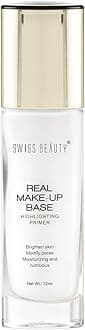 Real Makeup Base Highlighting Primer| Skin-Hydrating Poreless Primer With Natural Glow Finish For Face Makeup |Shade - Pink Tint, 32Ml