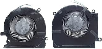 New Replacement Cooling Fans for HP OMEN 15-ek 15-en 15-en0007AX 15-en0032AX 15-ek0011TX 15-en0003np TPN-Q236 TPN-Q238 Series Laptop Fan (DC 12V Fan for GTX1660 RTX Graphics Card Laptop)