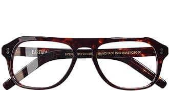 EAREADA Men Vintage Aviator Eyeglasses Kingsmen Glasses MPO848DTO Acetate Frames Clear Lens Glasses