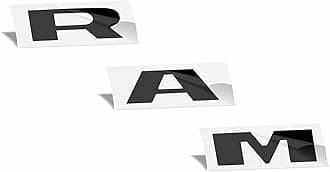 RAM Grille Emblem Overlay Decal Stickers 2025-2026 Ram 1500 (Color: Gloss Black)