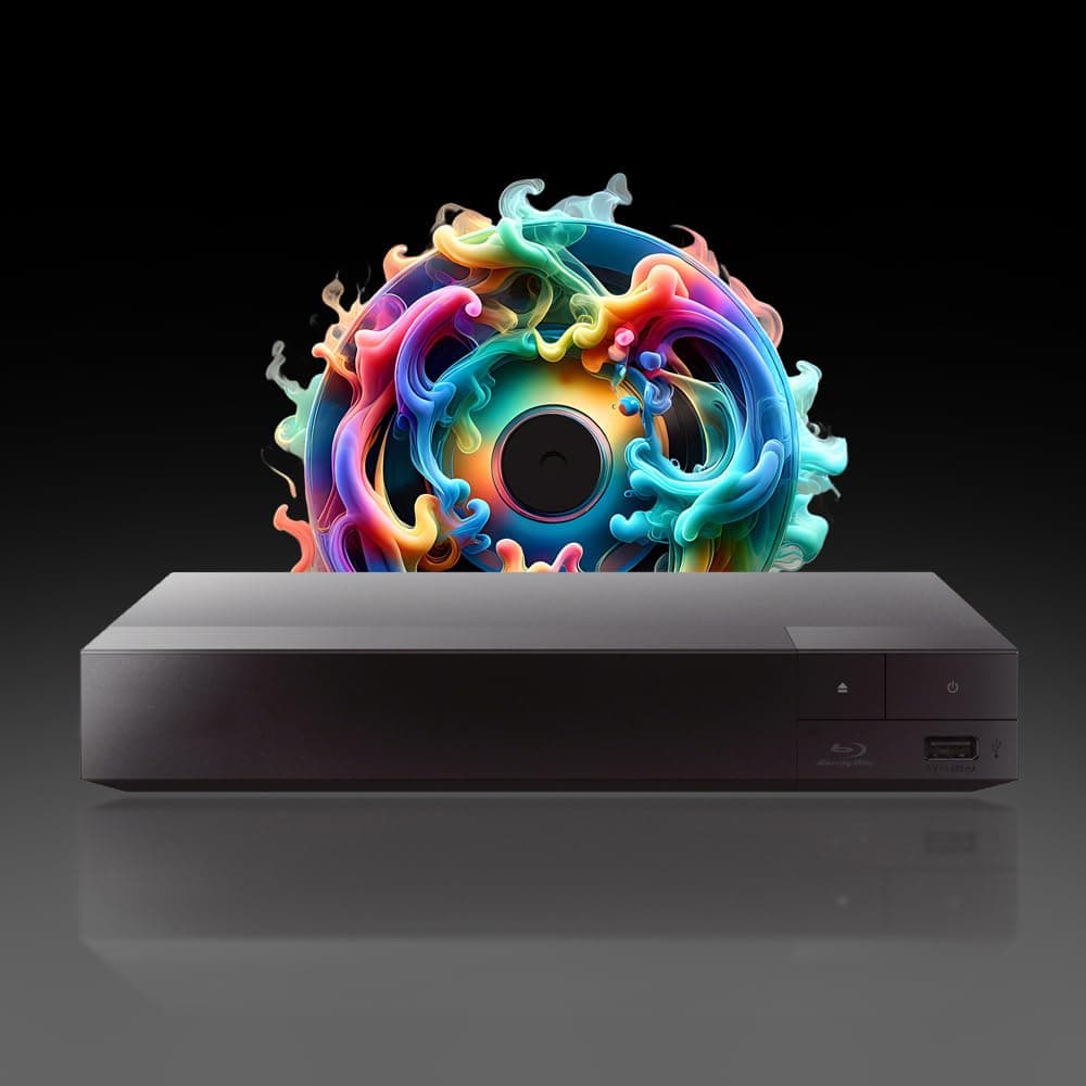 Blu-ray Player Compatible with Sony BDPS1700 2D - LAN (No WiFi) All Zone Code Free Blu-Ray Regions A, B & C DVD Regions 1-8 BDP-S1700 No Apps