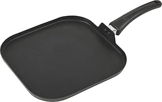 GoodCook 11-Inch Square Griddle Pan, Nonstick Aluminum Frying Pan, Even Heating, Ergonomic Handle, Perfect for Eggs, Bacon, and Breakfast, Small Griddle Pan, Durable Black Finish