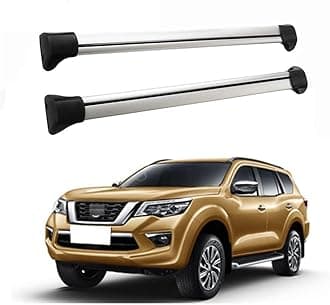 Car longitudinal luggage rack for Nissan Terra Xterra Terrano, Aluminum Luggage Rack Bike Rack Railing Rack, Car Roof Rack Rail Cross Bars.