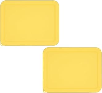 6 Cup Rectangle Silicone Storage Cover Lids Replacement for Pyrex 7211-PC Glass Bowls, (Container not Included) 2 Pack, Microwave, Dishwasher and Freezer Safe