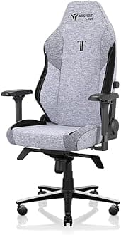 Secretlab Titan Evo Cookies & Cream Gaming Chair - Reclining, Ergonomic & Comfortable Computer Chair with 4D Armrests, Magnetic Head Pillow & 4-Way Lumbar Support - Gray - Fabric