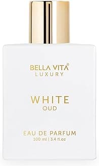 Bellavita Luxury White Oud Eau de Parfum | 100 ml (3.4 fl.oz.) | Perfume for Men and Women | Fruity, Artemisia Lemon, Freesia, and Tobacco Notes | Long Lasting Unisex Fragrance
