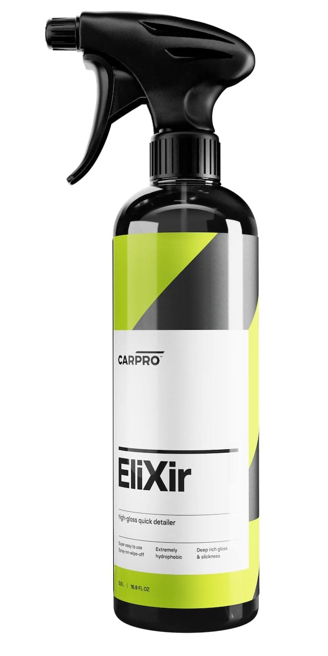 Elixir Quick Detailer with Sprayer - 500ml - Quick Detail Provides a Fast Layer of Depth, Gloss, and Hydrophobic Energy