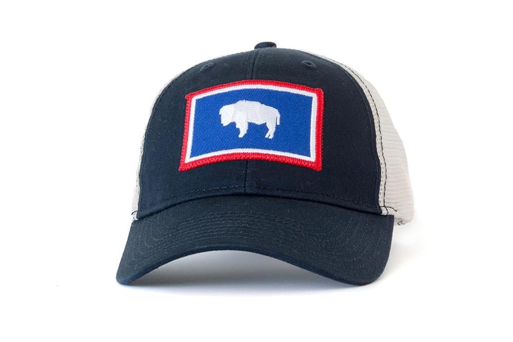 Wyoming Flag Mesh Baseball Hat