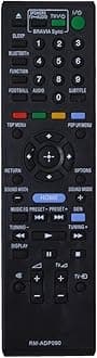 HT 87 RM-ADP090 Compatible Remote Control for Original Sony Blu-ray Disc DVD Home Theatre System BDV-E6100 BDV-E4100 BDV-E3100 BDV-E2100 BDVE6100 BDVE4100 BDVE3100 BDVE2100 RMADP090