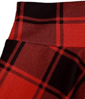 DJT Women's Skirts Stretchy High Waist Pleated Casual Mini Skater Skirts with Shorts