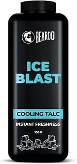Ice Blast Talc powder for men | INSTANT ICY COOLING Talcum Powder Men | Combat heat with Menthol 250g