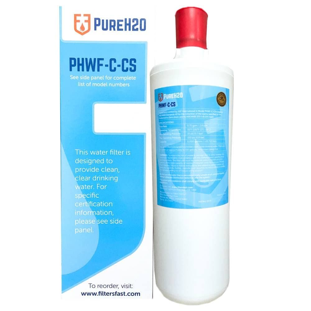 Filters Fast PureH2O PHWF-C-CS Compatible Replacement for Aqua-Pure C-CS-FF Carbon Water Cartridge