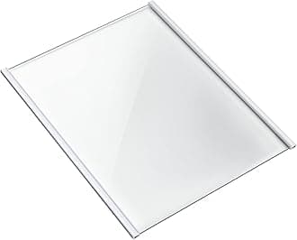 W11130203 Freezer Glass Shelf Compatible with Whirlpool Refrigerator, W10527849 W10773887 WPW10527849 Fridge Tempered Glass Shelf, Shelf Size 11.69" X 9.88"