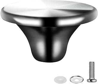 Dutch Oven Knob Stainless Steel Pot Lid Replacement Knob for Le Creuset, Aldi, Lodge, and Other Enameled Cast-Iron Dutch Oven (Frosted)