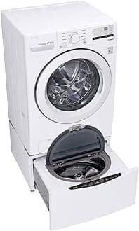 LG WM3400CW 4.5 cu ft Front-Load Washer – High-Efficiency, LoDecibel™ Quiet Operation, 6Motion™ Technology, White