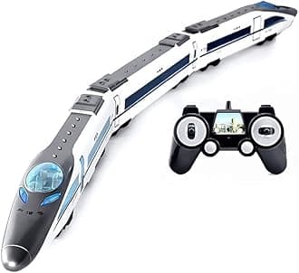 ZGDHWCR RC Off-road Vehicle,RC Car Simulation Model Gift Remote Control High-Speed Rail Car Toy 2.4Ghz Electric Remote Control Train Toy Truck Electric Train Model High-Speed