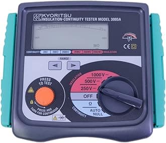 Kyoritsu 3005A Digital Insulation/Continuity Testers Test Voltage 250V/500V/1000V KEW3005A Kyoritsu3005A