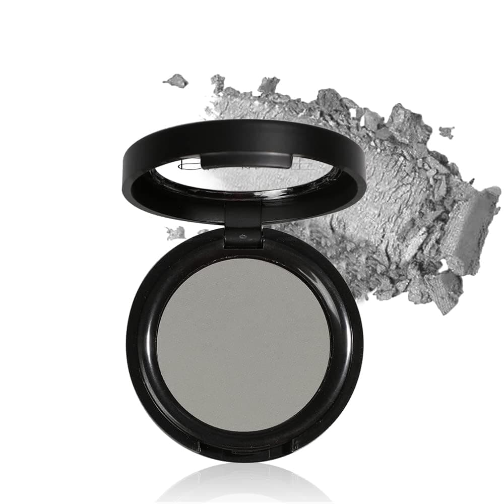 Single Matte Grey Eyeshadow,Pressed Fine Powder Eye Shadow,High Pigment Longwear Single Grey Eye Makeup for Day&Night (03)