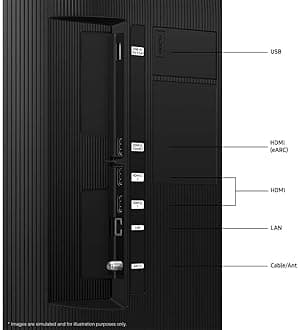 Samsung 43-Inch Class Crystal UHD 4K DU7200 Series HDR Smart TV w/Object Tracking Sound Lite, PurColor, Motion Xcelerator, Mega Contrast, Q-Symphony (UN43DU7200, 2024 Model)