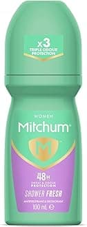 Mitchum Women 48HR Protection Roll-On Deodorant & Antiperspirant, 100ml, pack of 2