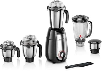 TrueMixx Pro MGM8856BIN 1000 Watt 5 Jar Mixer Grinder, (Black)