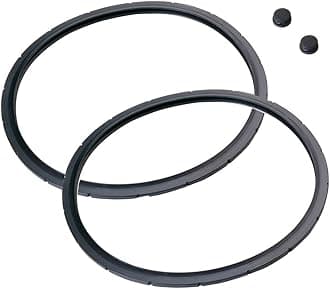 2 Pack 09985 Pressure Canner Sealing Ring & Overpressure Plug Gasket for Presto 01751 01781 01784 01745 01755 01782 Pressure Cooker (16 Quart/18 Quart/23 Quart)